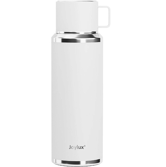 Термос 0,75л JOYLUX ULTRA, нерж. сталь белый матовый, 700315