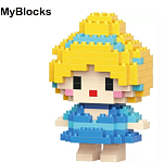 Фигурка-конструктор MyBlocks "Золушка" 7226A (мятая упаковка)