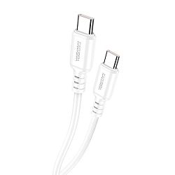 Кабель Type-C <--> Type-C  1.0м Kakusiga KSC-982 белый