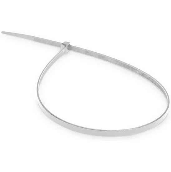 Хомут-стяжка  AVS NT3620-100W 3,6х200мм, белый, нейлоновая (100шт.)