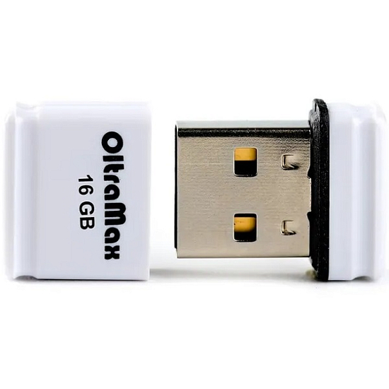 USB 16Gb OltraMax Drive 50 Mini series белый