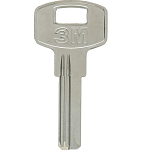 Заготовка ключа 3M 2 паза (27*8,6*2,3) ст. AP-1D Китай