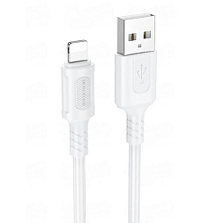 Кабель USB <--> Lightning  1.0м BOROFONE BX111 Feliz, белый