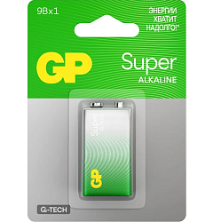 Элементы питания GP 6LR61 Super G-Tech (1604AA21RA-5CRS1)
