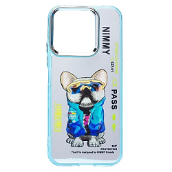 Задняя накладка PC092 для Honor X8b (собака) (transparent)