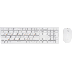 Клавиатура+мышь БП OKLICK 240M белый, USB