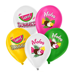 Шар латексный 12" «Алоха», 25 шт. 9619067