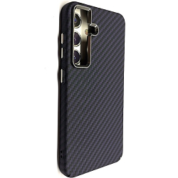 Задняя накладка LUXO Magsafe для SAMSUNG Galaxy S23 Ultra, под карбон, фиолетовый