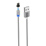 Кабель USB <--> Lightning  1.0м MORE CHOICE K61Si темно-серый