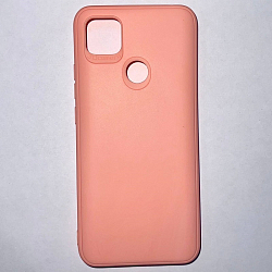 Задняя накладка Мобилис для Xiaomi Redmi 9C/10A, персиковый , матовая с защитой камеры