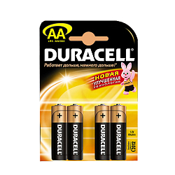 Элемент питания DURACELL LR06 BL-4 (80)