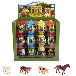 Домашние и дикие животные "ИГРАЕМ ВМЕСТЕ" в цв. яйцах (U10010117)