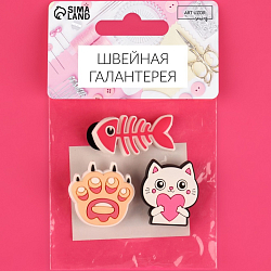 Аксессуары для обуви «Котик», 3 шт
