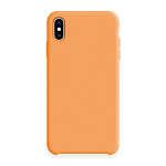 Силиконовый чехол SILICONE CASE для Iphone X/XS №56 оранжевая папайя