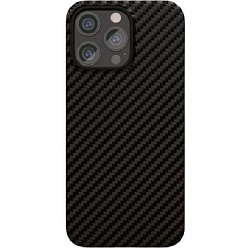 Задняя накладка Kevlar  MagSafe для iPhone 15 Pro Max черный