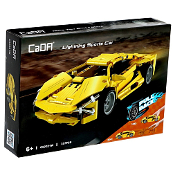 Конструктор инерционный «Спорткар», 357 деталей 9653224