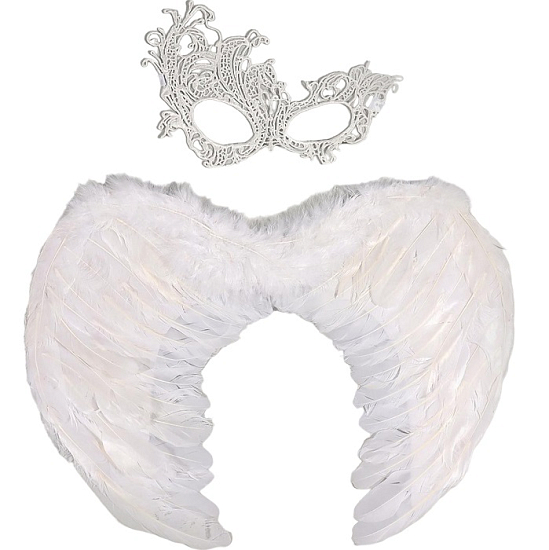 Карнавальный костюм «Ангел», крылья, маска 4151731
