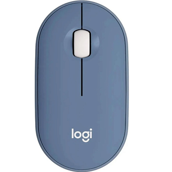 Мышь БП LOGITECH Pebble M350 синий