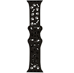 Силиконовый ремешок HOCO WA38 Time series для Apple Watch black