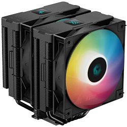 Кулер для процессора DEEPCOOL AG620 BK ARGB V2 черный 120мм алюминий+медь 1850rpm 29.4db 4-pin 260W 157мм