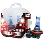 Лампа галогенная AVS SIRIUS/NIGHT WAY/ PB H11.12V.55W. 2шт.