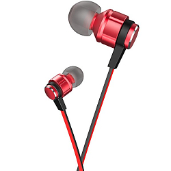 Наушники HOCO M85, Platinum, Jack 3.5мм, красный