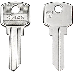 Заготовка ключа PEN-1D_BZ1_PNZ1_PNZ1D_x_X25 KHP
