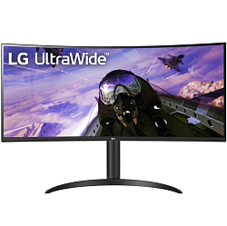 Монитор игровой 34" LG 34WP65C-B (VA/ 3440x1440/ 160 Гц), чёрный