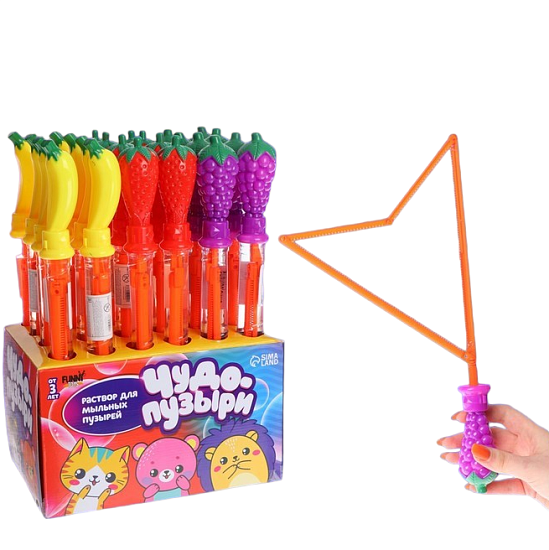 Гигантские мыльные пузыри, колба 36 см, МИКС