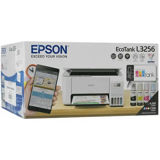 МФУ EPSON L3256 серый струйный