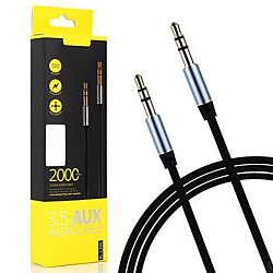 Кабель Jack 3.5 <--> Jack 3.5  1.0м REMAX RL-L100 черный