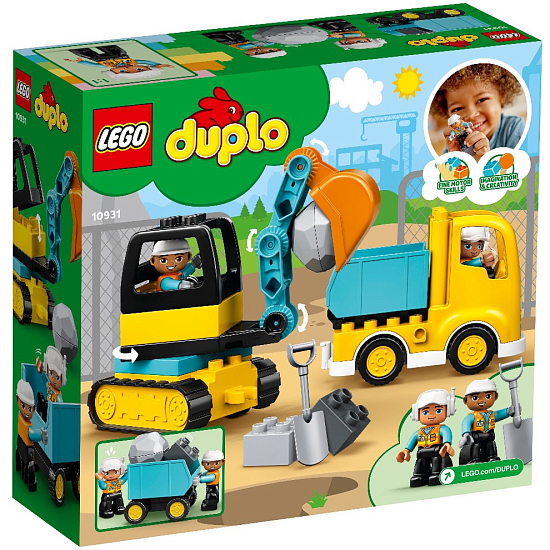 Конструктор LEGO DUPLO 10931 Грузовик и гусеничный экскаватор