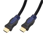 Кабель HDMI <--> HDMI  7.5м WIZE [WAVC-HDMI-7.5M] v.2.0, 19M/19M, 4K/60 Hz 4:2:0/30 Hz 4:4:4, Ethernet, позол.разъемы, экран, черный, пакет