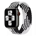 Тканевый ремешок KEEPHONE для Apple Watch 38/40 mm черно/серый