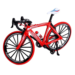 Велосипед металлический "Турист", цвет красный   10636421