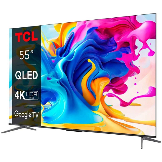 Телевизор TCL 55C647 черный 55" QLED