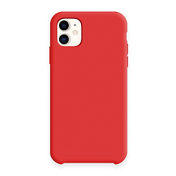 Силиконовый чехол SILICONE CASE для iPhone 11 (14 красный)