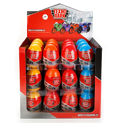 Машина металл ТЕХНОПАРК СПОРТБАЙК В ЯЙЦЕ