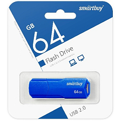 USB 64Gb SMARTBUY Clue синий