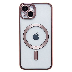 Задняя накладка SM027 SafeMag для iPhone 13 (pink) (232375)