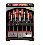 Набор отверток с крепежной планкой AVS OS-6P  (6 предметов)