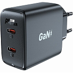 Сетевое ЗУ 2Type-C ACEFAST A49, черный, 35Вт (6974316282198)