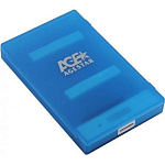 Внешний корпус 2.5" SATAIII HDD/SSD AgeStar 3UBCP1-6G (BLUE) USB 3.0, пластик, синий