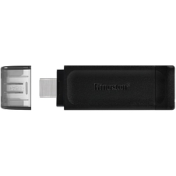 USB 64Gb Kingston DataTraveler 70  черный OTG (Type C)