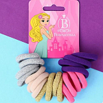 Резинка для волос "Спорт" (набор 20 шт) классика блеск люкс, 3 см, микс   6970623