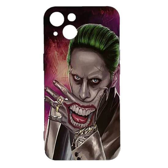 Силиконовый чехол NONAME для iPhone 13 с рисунком (МИКС)