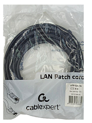 Патч-корд  5.0м GEMBIRD PP12-5M/BK категория 5e (черный)