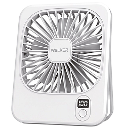 Вентилятор WALKER WFAN-35, с дисплеем, белый