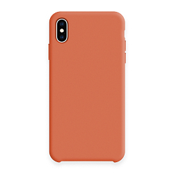 Силиконовый чехол SILICONE CASE для iPhone X/XS (65 бегония)