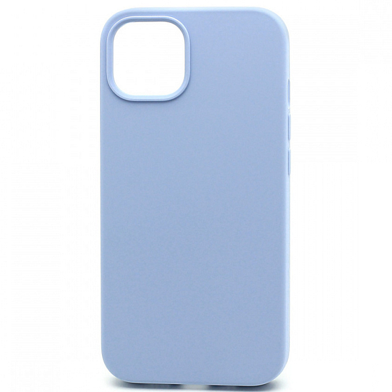 Силиконовый чехол SILICONE CASE для iPhone 11 голубой (005)